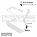 First Line Turbo Hose  - FTH1063 fits VAG Transporter V 1.9,2.5D 03-