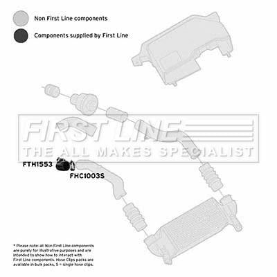 First Line Turbo Hose  - FTH1553 fits Ford Transit Connect 1.8TDCi