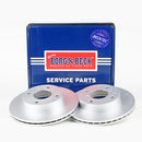 Borg & Beck Brake Disc Pair  - BBD4167 fits Suzuki Wagon R 1.0i,1.2i 97-00