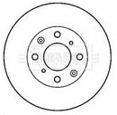 Borg & Beck Brake Disc Pair  - BBD4423 fits Honda Jazz 02-