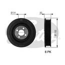 Gates DriveAlign Torsional Vibration Damper - TVD1044