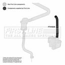 First Line Turbo Hose  - FTH1520 fits LR Defender 90,100,130 90-