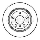 Borg & Beck Brake Disc Pair  - BBD5144 fits BMW 3 Series 320si 06 -