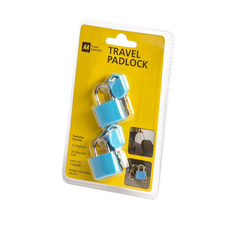 AA Travel Padlock - Pack Of 2