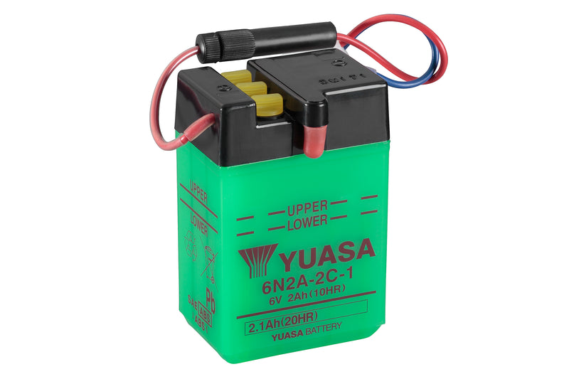 6N2A-2C-1 (DC) 6V Yuasa Conventional Battery (5470972805273)