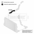 Borg & Beck Turbo Hose  - BTH1230 fits VAG Tiguan 2.0TSi