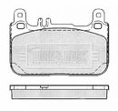 Borg & Beck Rear Brake Pad Set - BBP2461 fits Merc S Class 16wheels 05/13-