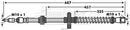 Borg & Beck Brake Hose Part No -BBH7847