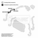 Borg & Beck Turbo Hose  - BTH1370 fits GM Vectra 2.0TD 02-