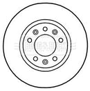 Borg & Beck Brake Disc Pair Part No -BBD4697