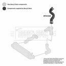 Borg & Beck Turbo Hose Part No -BTH1342