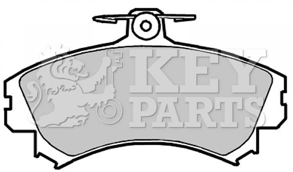 Key Parts Brake Pad Set -KBP2151