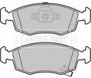 Borg & Beck Front Brake Pad Set - BBP2322 fits Chrysler Ypsilon 05/11-