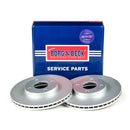 Borg & Beck Brake Disc Pair  - BBD5316 fits Ford Fiesta,B-Max(Discs)09/12-