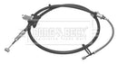 Borg & Beck Brake Cable- LH Rear - BKB2905 fits Land Rover Freelander  01-