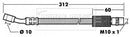 Borg & Beck Brake Hose Part No -BBH6747