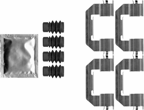 Textar Brake Pad Fitting Kit - 82548500