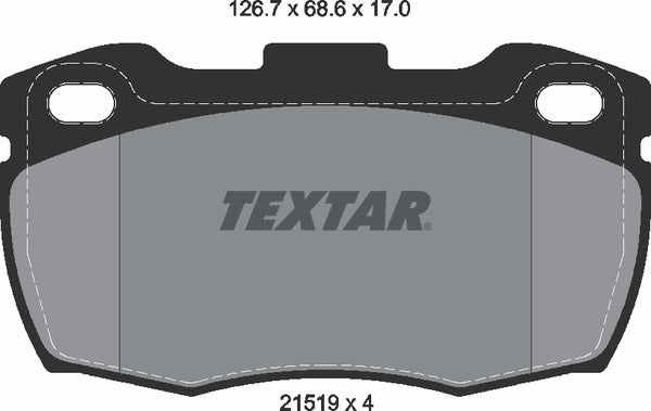 Textar Brake Pad Set - 2151902