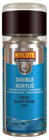 Hycote Double Acrylic Volvo Black Stone Spray Paint - 150ml