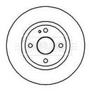 Borg & Beck Brake Disc Pair  - BBD4227 fits Mazda 323 1.8, 2.0 98-