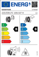 Goodyear 225 55 17 109H Vector 4 Season Cargo tyre