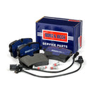 Borg & Beck Rear Brake Pad Set - BBP2291 fits Audi A6,A7 03/11-