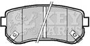 Key Parts Brake Pad Set - KBP1924 fits Kia Rio 1.4/1.5 05-