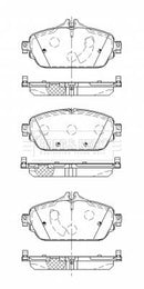 Borg & Beck Front Brake Pad Set -BBP2512