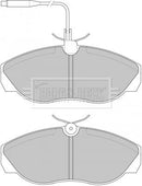 Borg & Beck Brake Pad Set -  BBP1719 fits Fiat Ducato 10/14 99-01