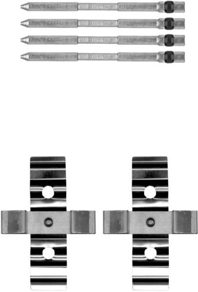 Textar Brake Pad Fitting Kit - 82518000