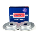 Borg & Beck Brake Disc Pair  - BBD4476 fits Ford FocusII  1.6,1.6Ti 11/04-