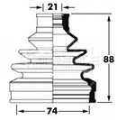 Borg & Beck Cv Joint Boot Kit Part No -BCB6045