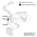 Borg & Beck Turbo Hose Part No -BTH1134