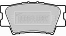 Borg & Beck Rear Brake Pad Set -BBP1990