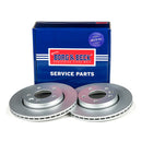 Borg & Beck Brake Disc Pair  - BBD4387 fits Audi,VW Transporter T5 03-