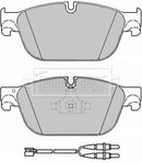 Borg & Beck Front Brake Pad Set - BBP2284 fits Peugeot 508 2.2 HDi 11/10-