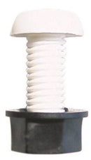 Pearl No Plate Screws & Nuts Wht pk100