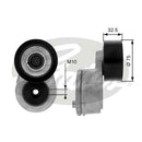 Gates FleetRunner Tensioner Unit - T38568
