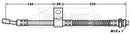 Borg & Beck Brake Hose  - BBH7003 fits Hyundai Atos,Atos Prime