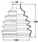 Borg & Beck Cv Joint Boot Kit Part No -BCB6090