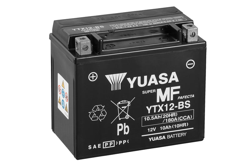 YTX12-BS (CP) 12V Yuasa MF VRLA Battery (5470972936345)