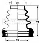 First Line Cv Joint Boot Kit  - FCB2807 fits Citroen C5 - inner