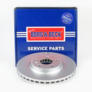Borg & Beck Brake Disc Single  - BBD5819S fits Audi A4, A5 Coupe 08 -