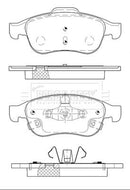 Borg & Beck Front Brake Pad Set -BBP2520