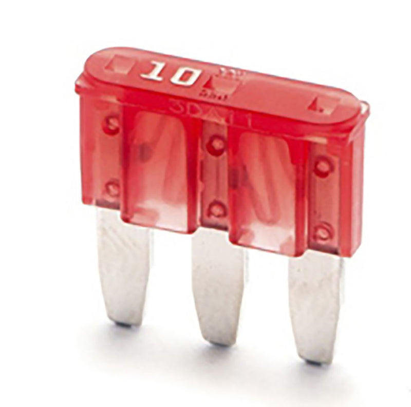 Pearl PWN1213 Mini Blade Fuse 3 Prong Red 10amp