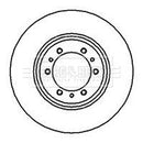 Borg & Beck Brake Disc Pair  - BBD4086 fits Isu Trooper Vaux Frontera 92-