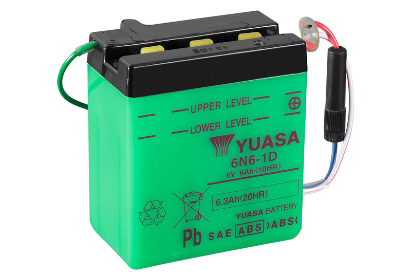 6N6-1D (DC) 6V Yuasa Conventional Battery (5470969594009)