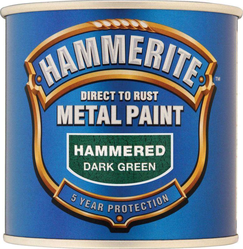 Hammerite Hammered Deep Green Paint - 250ml