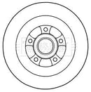 Borg & Beck Brake Disc Single  - BBD5970S fits Ren. Grand Scenic 2.0 dCi 09-