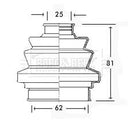Borg & Beck Cv Joint Boot Kit Part No -BCB2196